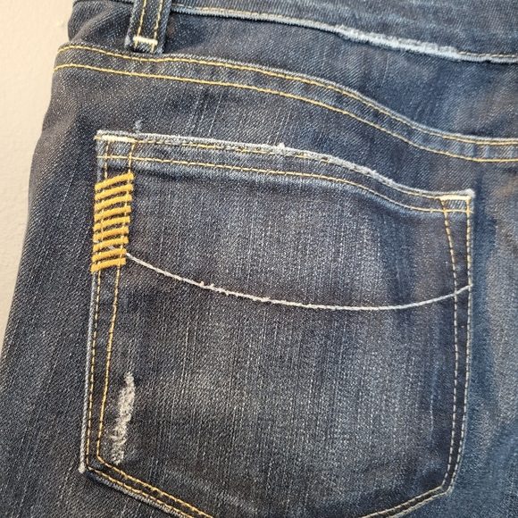 Paige Jimmy Jimmy Shorts Relaxed Fit Raw Cuff Distressed Denim Womens Si… - Picture 5 of 5